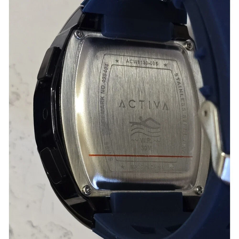 Activa X Invicta Digital Men's Watch 46mm  Blue Black ACW8130-005 Brand New
